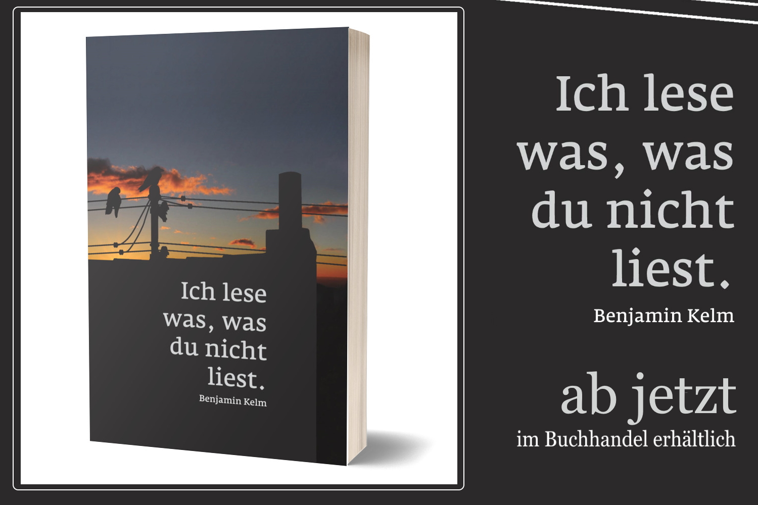 Read more about the article “Ich lese was, was du nicht liest.” ab jetzt im Buchhandel erhältlich